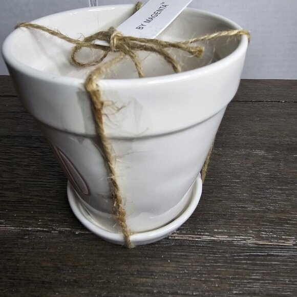 NWT Rae Dunn Artisan Cupid Valentine's Day Planter Holiday Decor Succulent - Picture 2 of 10